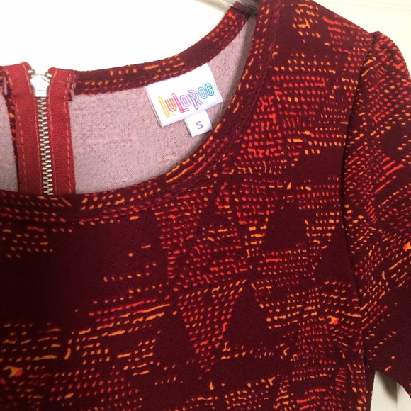 NWOT Lularoe Amelia dress with zipper, small. - Picture 3 of 4